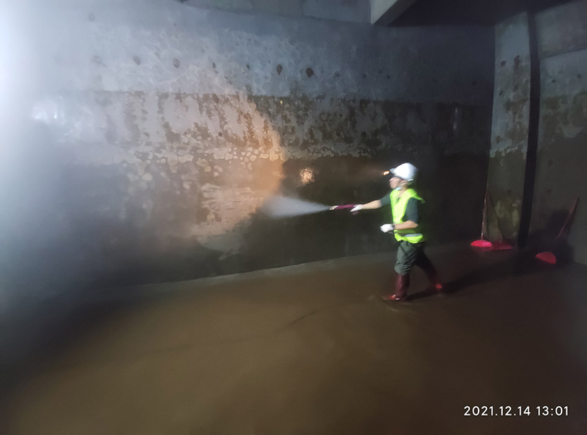 广州市天河区华观路消防蓄水池案例