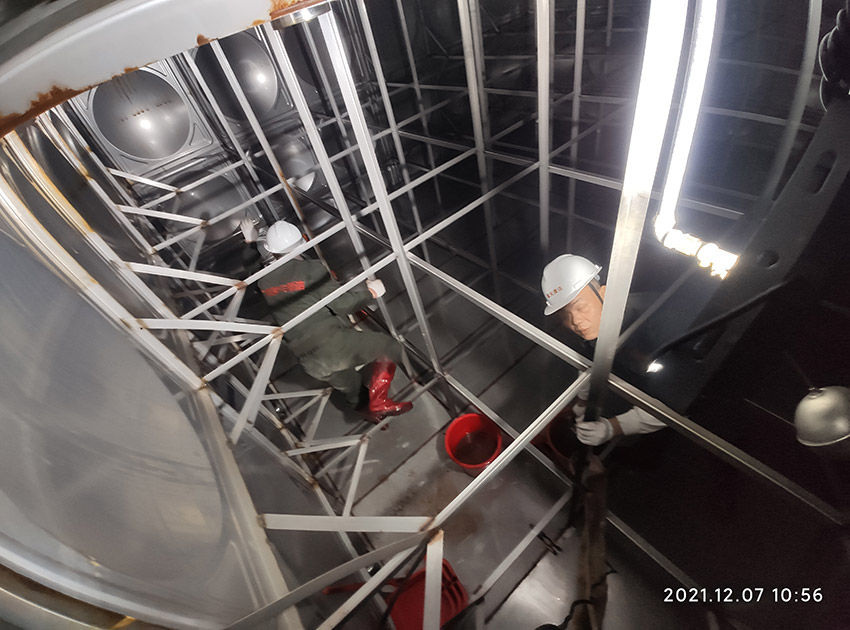 广州花都区花东镇地下蓄水池清洗