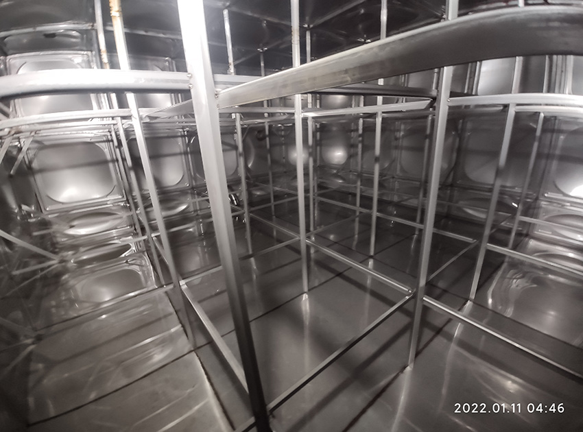 广州番禺区写字楼生活饮用蓄水池清洗消毒案例